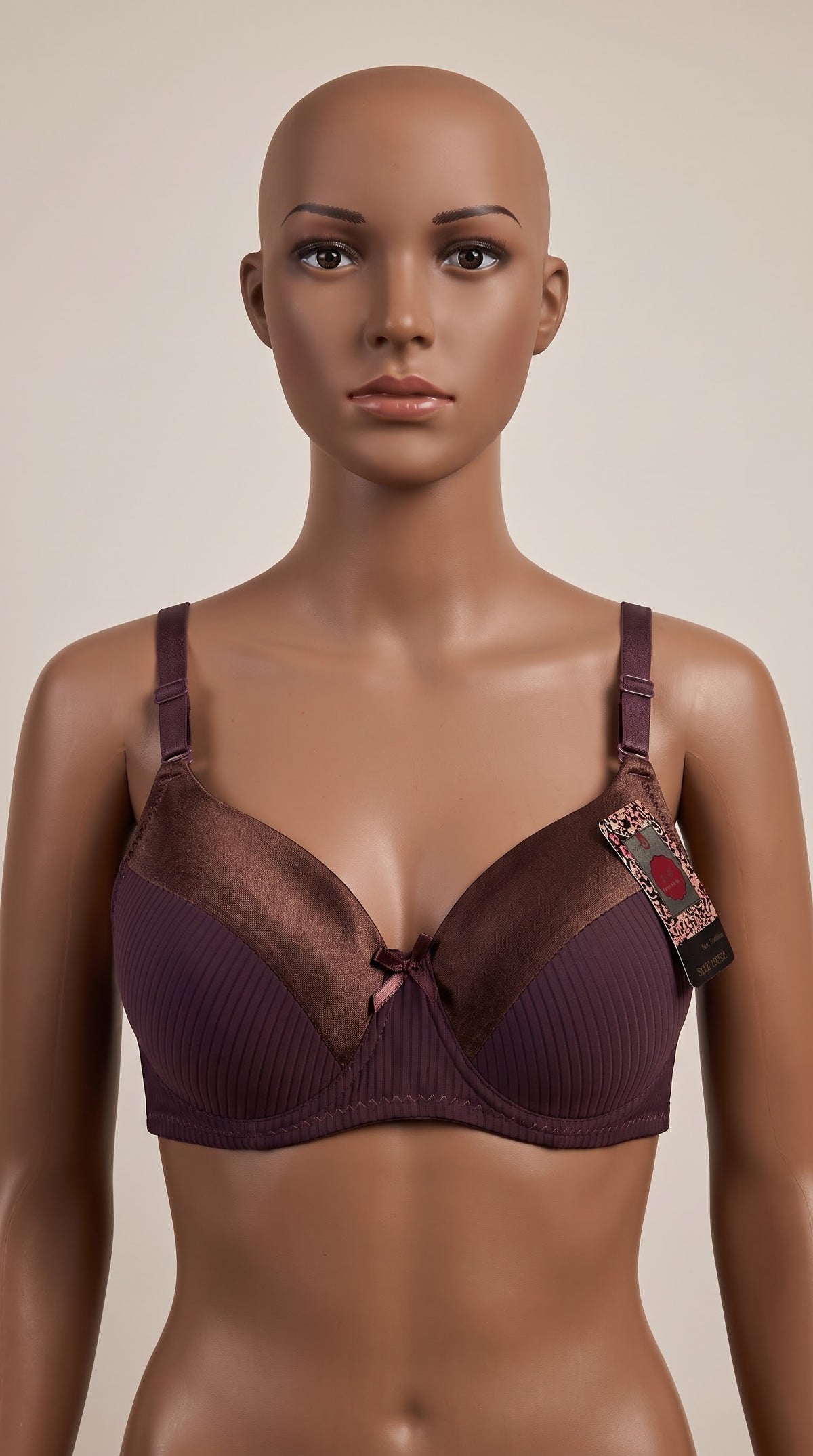 Soutien-gorge Push-up Marron
