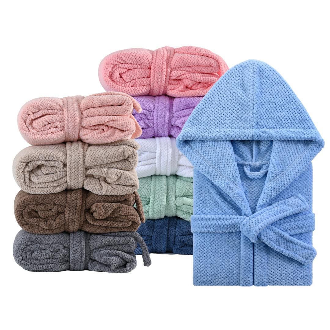 Peignoir capuche