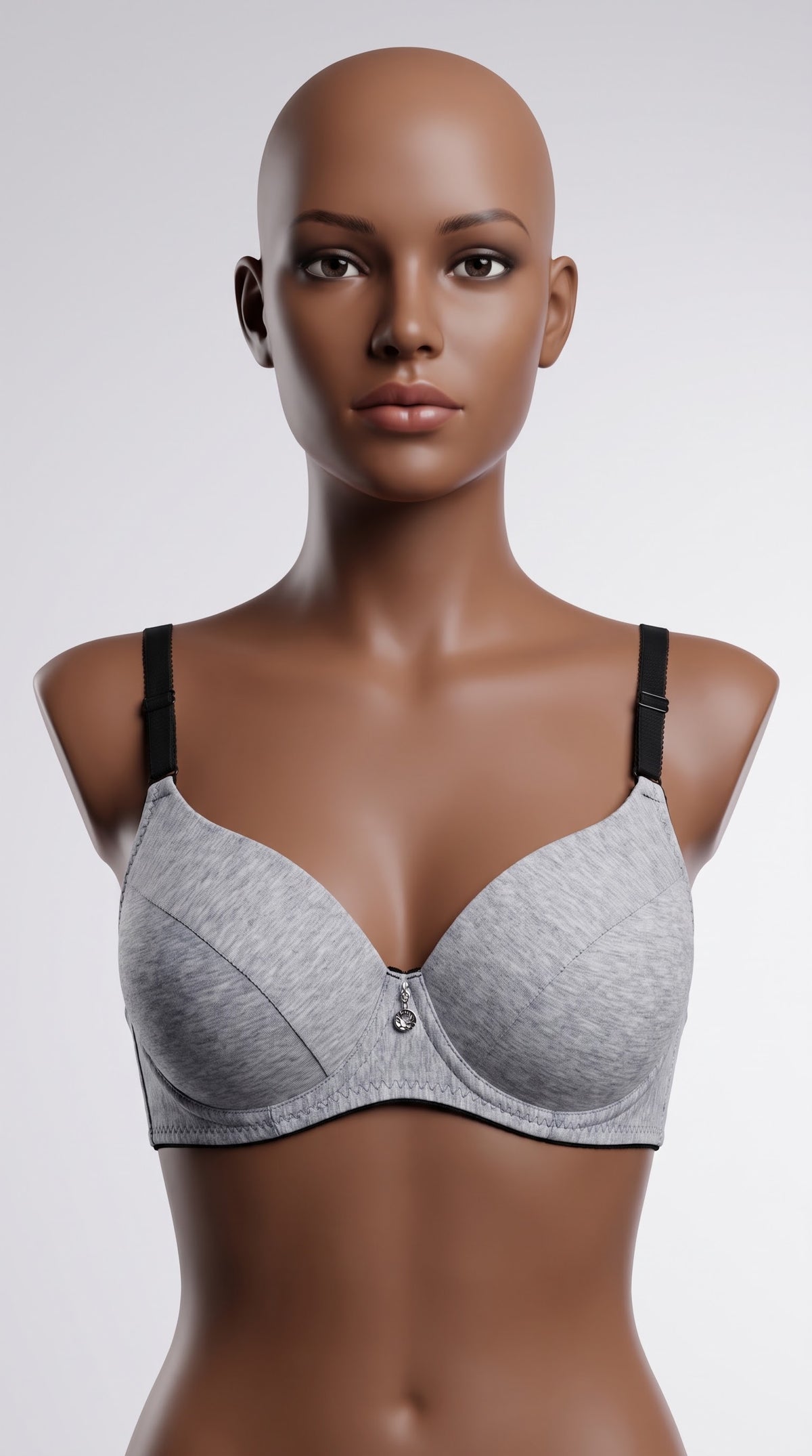 Soutien-gorge Coton Gris