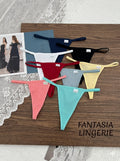 Lot de 6pcs Strings Côtelés Confort & Élégance – Collection Fantasia Lingerie