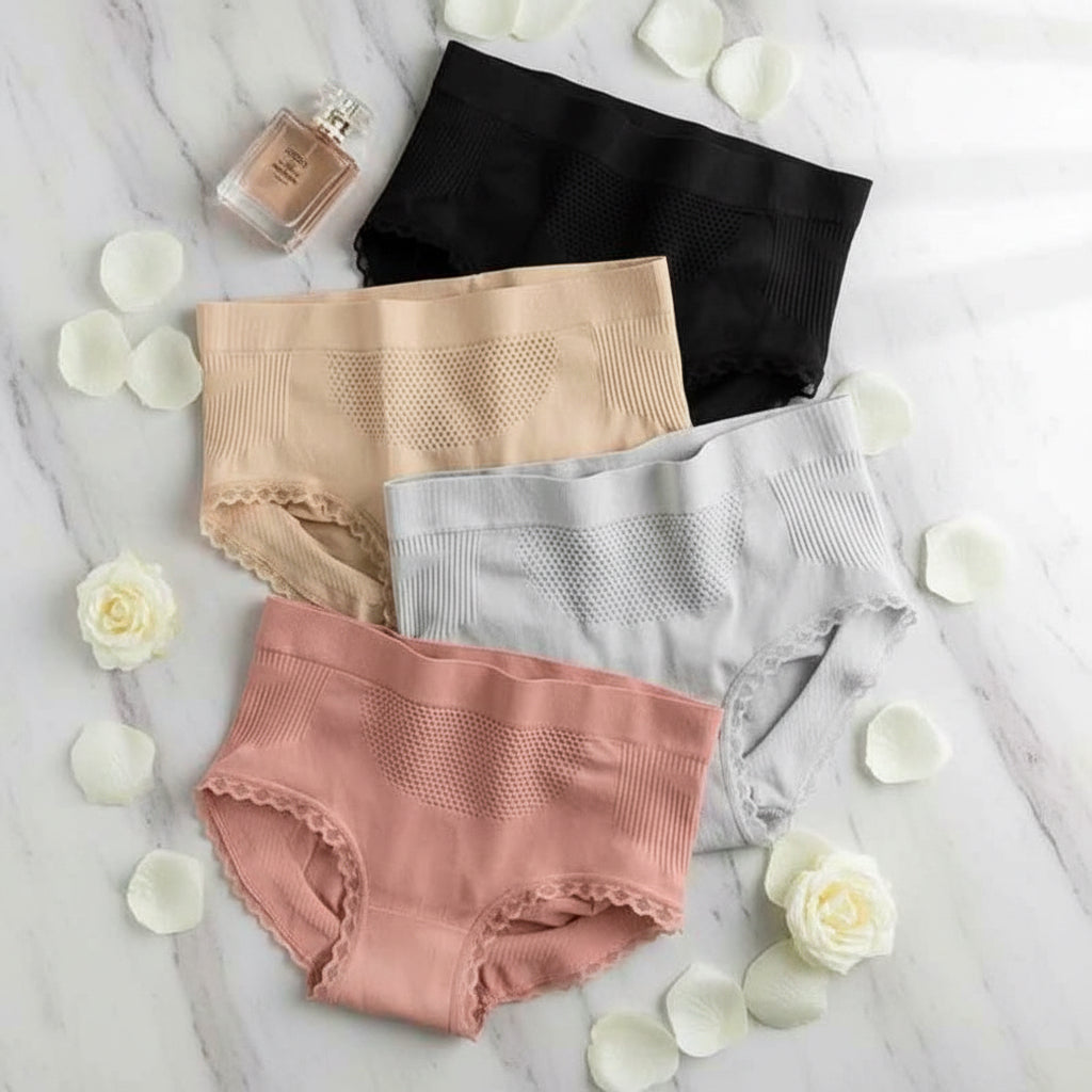 Lot de 6pcs slip taille haute